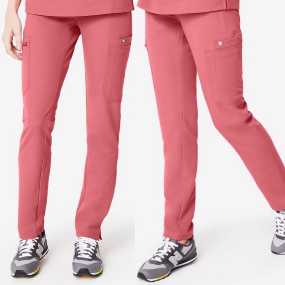 Figs Pants & Jumpsuits Figs Yola Skinny Scrub Pants Pink Quartz